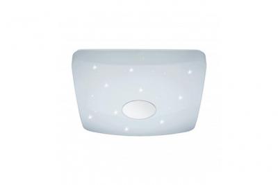 Plafonnier VOLTAGO 2 blanc abat jour blanc
