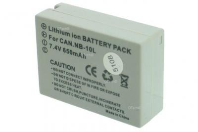 Batterie pour CANON NB-10L - Garantie 1 an