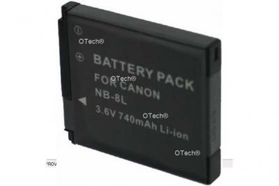 Batterie pour CANON NB-8L - Garantie 1 an