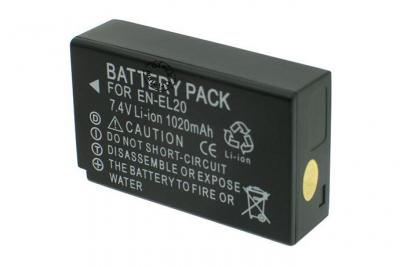 Otech Batterie Compatible avec Nikon EN-EL20A