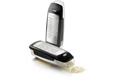 K&auml;sereibe Easy Grater Edelstahl/Kunststoff schwarz/inox - Boska