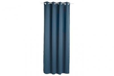Rideau occultant couleur bleu orage 260x140 cm