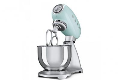 Smeg robot p&acirc;tissier vert d&acute;eau 800w 4,8l smf01pgeu