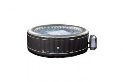 Spa gonflable rond Montana coloris noir - 4 places 