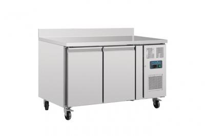 R&eacute;frig&eacute;rateur professionnel 2 portes - Inox 282 L avec dosseret - Polar