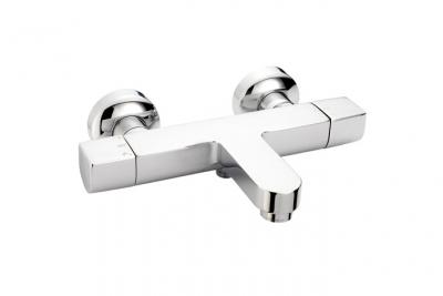 Tempo mitigeur bain et douche thermostatique Huber chrom&eacute;