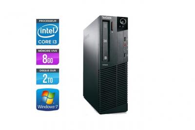 Lenovo ThinkCentre M81 - Intel Core i3 - 8Go - 2To 