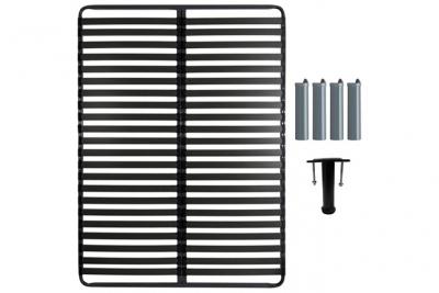 TITANIUM 22 - Pack Sommier 2x22 Lattes 140x190cm + 5 Pieds - Altobuy