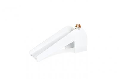 Toboggan d'int&eacute;rieur pour enfants bois et blanc Lotta Pinolino