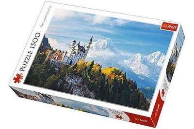 Puzzle 1500 Pi&egrave;ces : Neuschwanstein, Trefl
