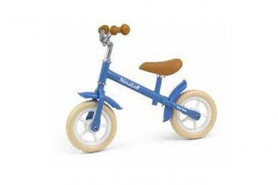 Milly Mally loopfiets Draisienne &agrave; 2 Roues Junior Bleu/Marron