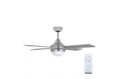 Zf3682353_cp91120 acier inoxydable 230 v 60 w t&eacute;l&eacute;commande lumi&egrave;re led 4 pales 3 vitesses gris
