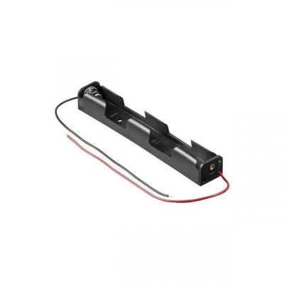 Support pile 2x R6 (AA) Goobay 11983 c&acirc;ble (L x l x h) 109 x 16.6 x 14 mm