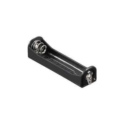GOOBAY Support pour 1 x AAA (Micro) Battery Bande de Soudure en U Noir
