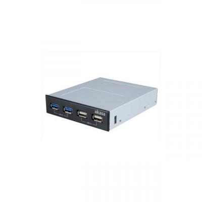 Akasa Combi 4 Ports USB3.0/USB2.0 8,9 cm (3,5"")