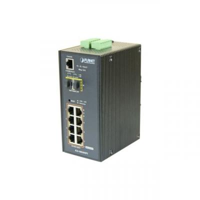 Switch Industriel L2 8 Giga Poe+ Avec 2 Sfp 100fx/1g