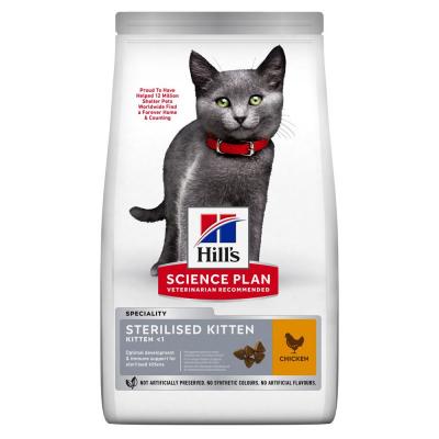 Hill's Science Plan Sterilised Kitten poulet pour chaton - 1,5 kg