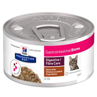 Prescription Diet Feline Gi Biome Poulet et l&eacute;gumes 82 GR Hill's