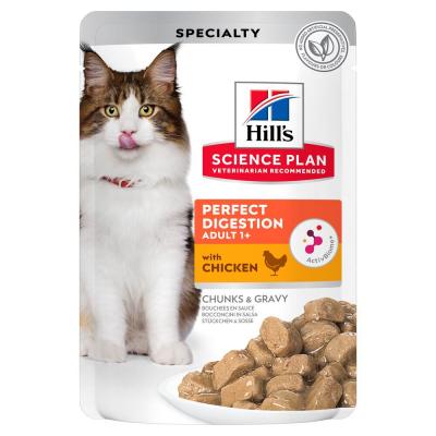 Hill's Science Plan Adult Perfect Digestion - poulet (12 x 85 g)