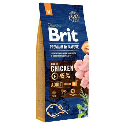 BRIT Premium by Nature Adult M Adulto MANZANA, Pollo, MA&Iacute;Z 15 KG