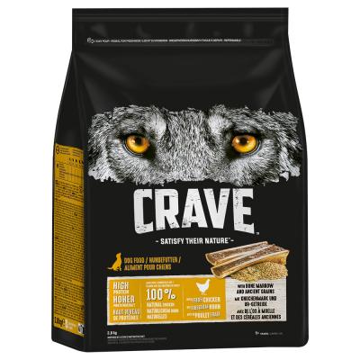 CRAVE Poulet avec de l'Os &agrave; Moelle et des c&eacute;r&eacute;ales anciennes 2,8 kg