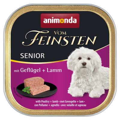 Lot Animonda vom Feinsten 48 x 150 g - Senior : volaille, agneau