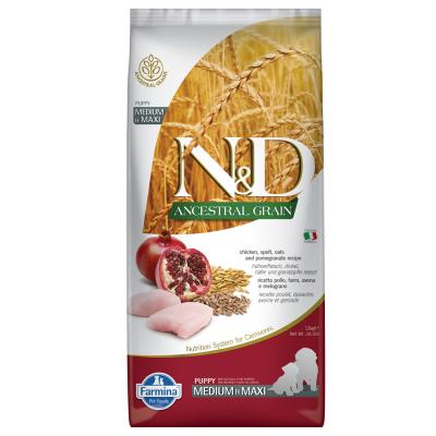 Farmina Puppy Ancestral Medium Maxi Chicken 12kg Dog Food Dor&eacute; 12kg
