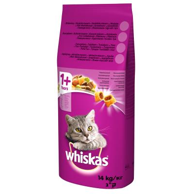 Whiskas 325614 Adult Beef 14kg Cat Feed