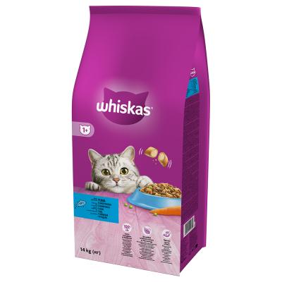 Whiskas Tuna Vegetables 14kg Cat Food Marron 14kg