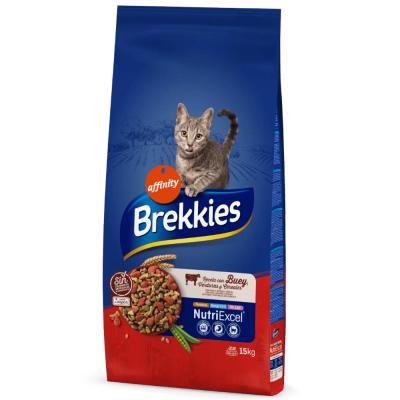 Brekkies Excel M&eacute;lange De Buf Et De L&eacute;gumes 15 Kg