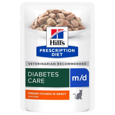 Hill's Hill&acute;s Prescription Diet m/d au poulet 12&nbsp;x 85&nbsp;g