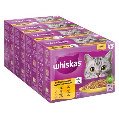 Whiskas Multipack 1+ s&eacute;lection de volaille en gel&eacute;e 12 x 85&nbsp;g