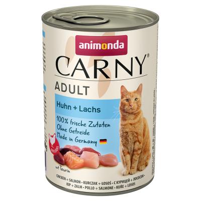 Animonda Carny Adult Chicken With Salmon 400g Wet Cat Food Clair 400g