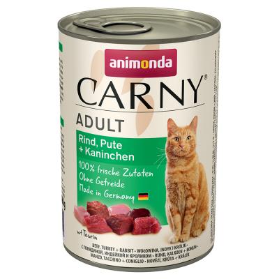 Animonda Carny Adult 6 x 400 g - s&eacute;lection &agrave; la volaille
