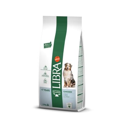 Libra Croquettes pour Chien Senior +7 Ans Poulet 12 kg