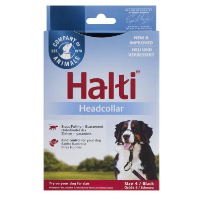 Collier de t&ecirc;te pour chien noir T-4 Halti