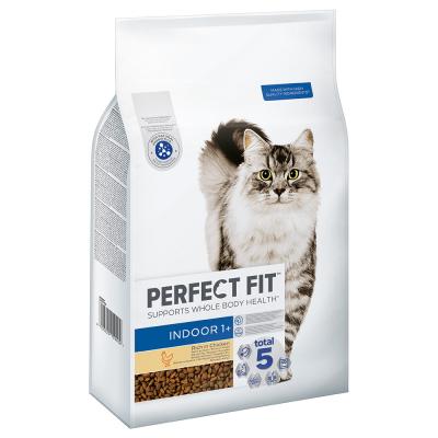 Perfect Fit Indoor 1+ Riche en poulet pour chat - 2 x 7 kg