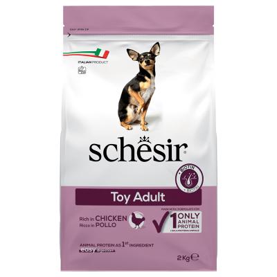 Schesir Entretien Poulet Toy Pour Chiens 2 Kg 