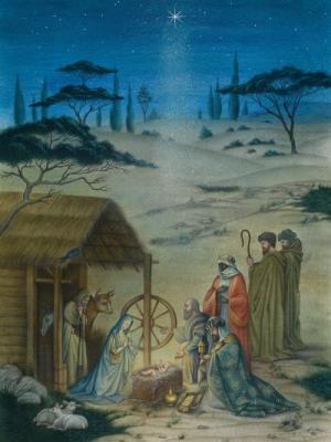 Calendrier de l avent creche de la nativite - sedova