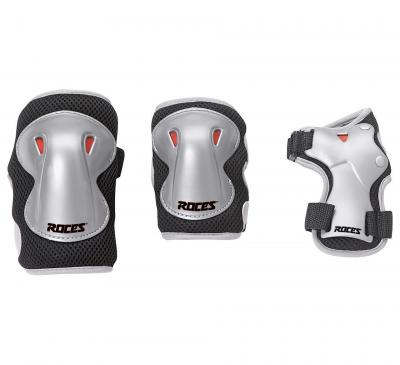 Roces Super Junior 3 Pack Noir,Gris S
