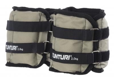 Tunturi Poids poignets et chevilles 2 kg paire beige/noir