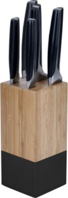 Bloc Couteaux Essentielb Bambou Misoko Avec 5 Couteaux