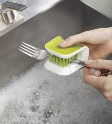 Joseph Joseph - BladeBrush - Brosse Couteaux et Couverts - Vert