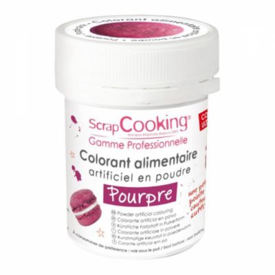 Colorant alimentaire (artificiel) - Pourpre - Scrapcooking