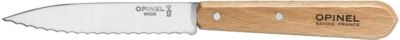 Couteau n&deg;113 crant&eacute; en bois de h&ecirc;tre Marron Opinel