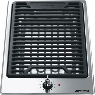 Smeg Classic PGF30B barbecue &eacute;lectrique - 30 cm - inox