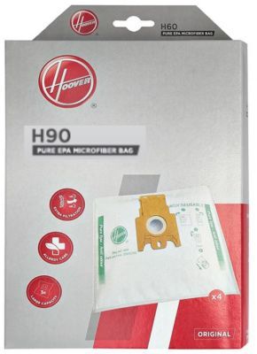 Sac aspirateur Hoover Sacs aspirateur microfibres Pure Hepa H90 X4