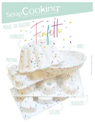 Moule silicone 12 muffins - Funfetti - ScrapCooking