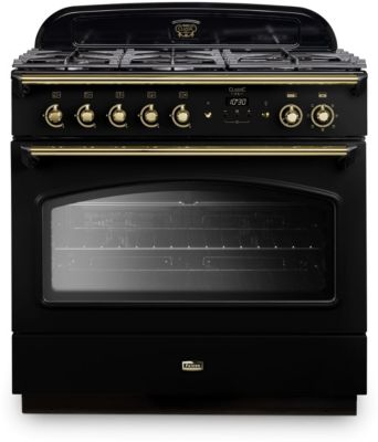 Piano de cuisson Falcon NOIR LAITON 90 CM GAZ CLAS90FXDFBL/B-EU