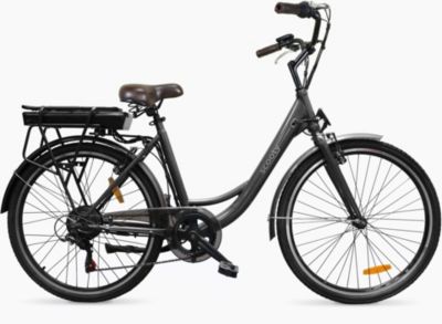 V&eacute;lo &agrave; assistance &eacute;lectrique 250w 25km/h Scooty CITY26+ - gris
